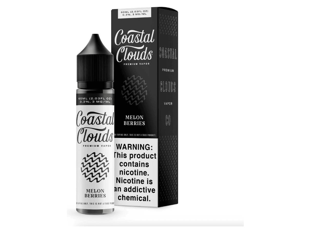 Coastal Clouds E-Liquid - Melon Berries 60ML Bottle 