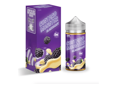 Custerd Monster E-Liquid - Blackberry 100ML Bottle