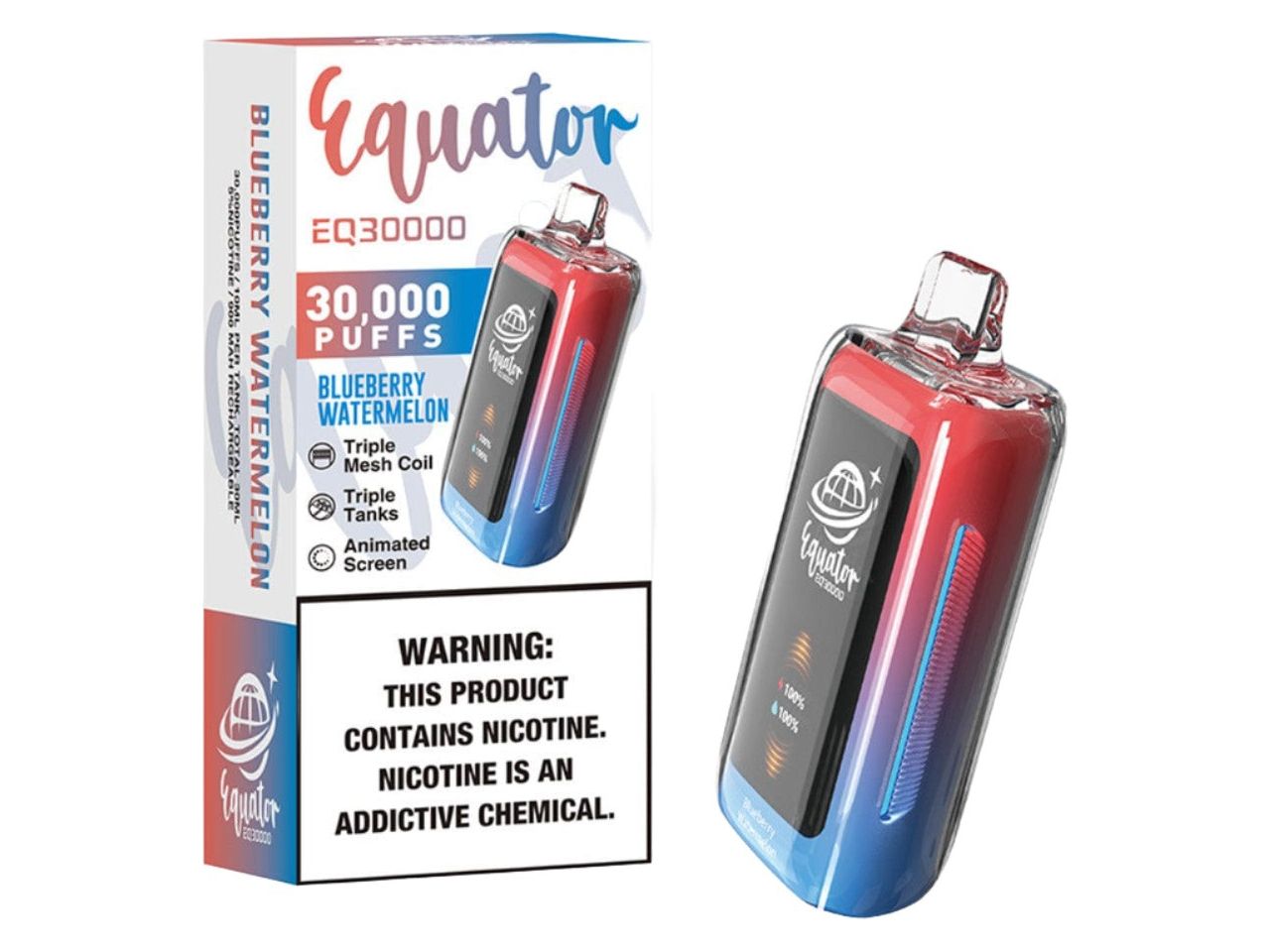 Blueberry Watermelon - Equator EQ30000 Vape