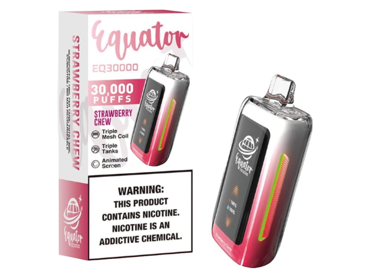 Strawberry Chew - Equator EQ30000 Vape