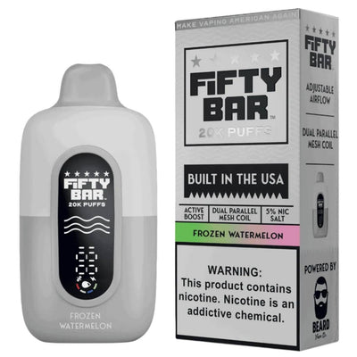 Frozen Watermelon - Fifty Bar V2 White Series 20K Vape