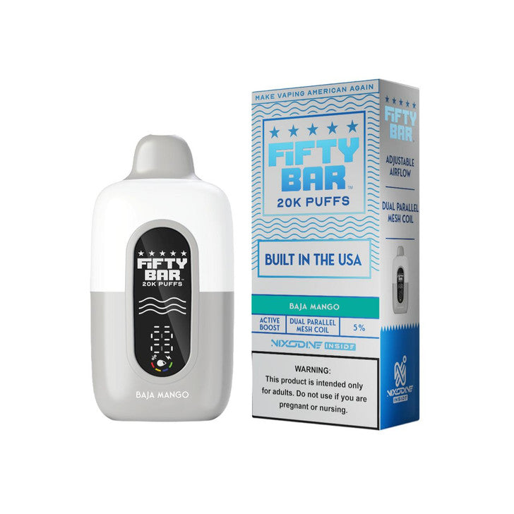 Baja Mango - Fifty Bar 20k Nixodine Disposable