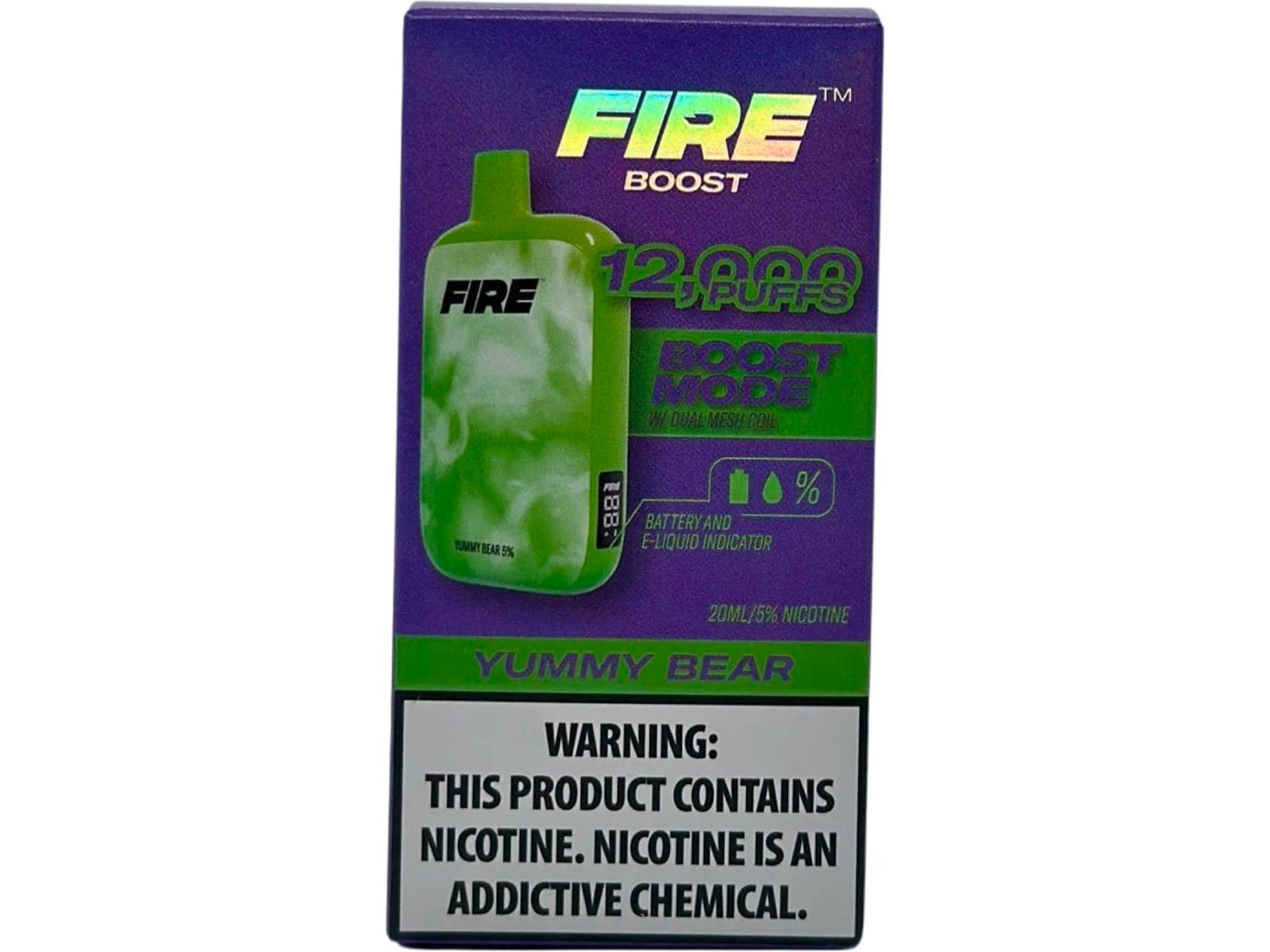 Fire Boots Disposable Vape Yummy Bear 