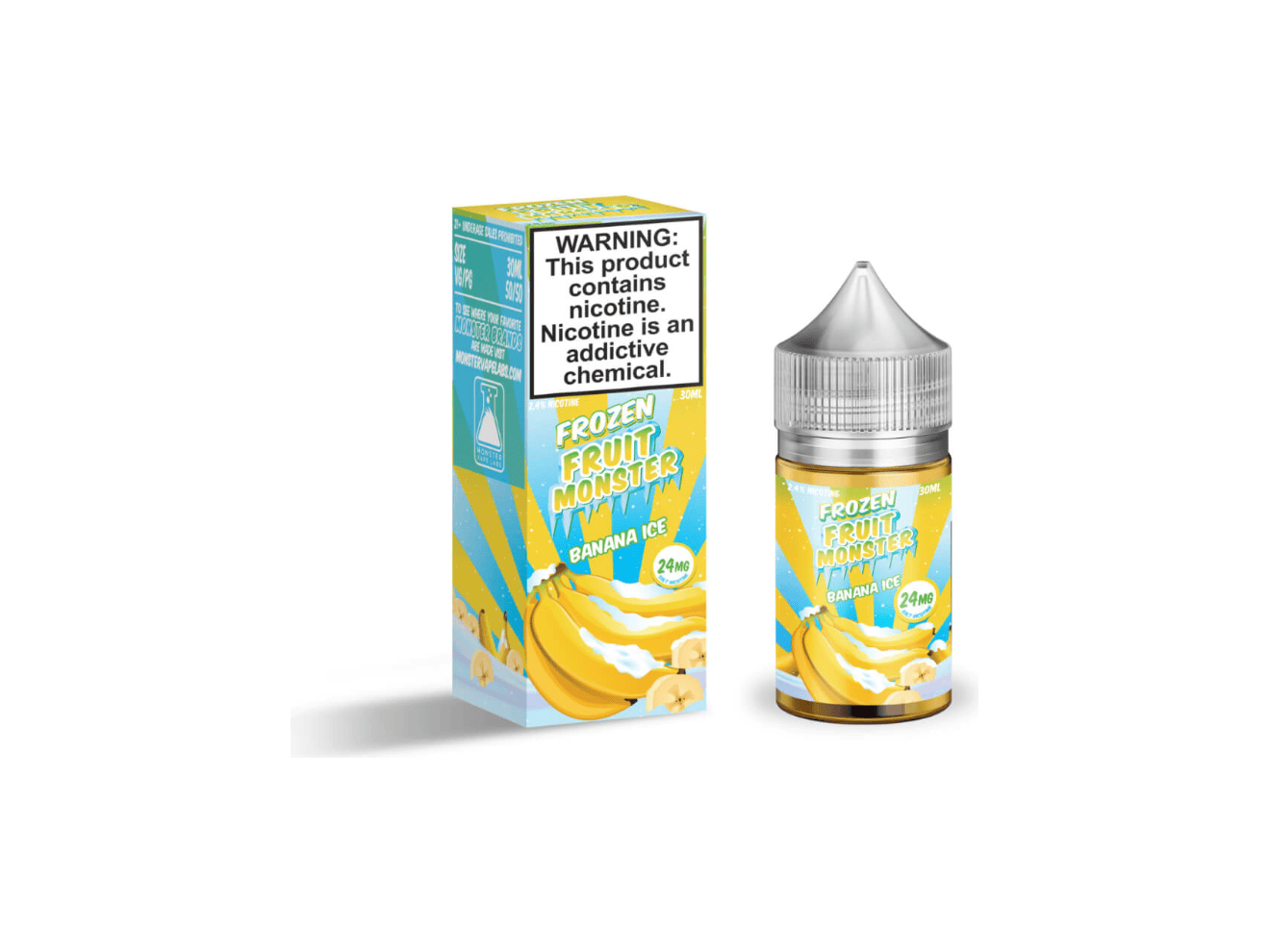 Frozen Fruit Monster E-Liquid - Banana Ice 30ML Bottle 