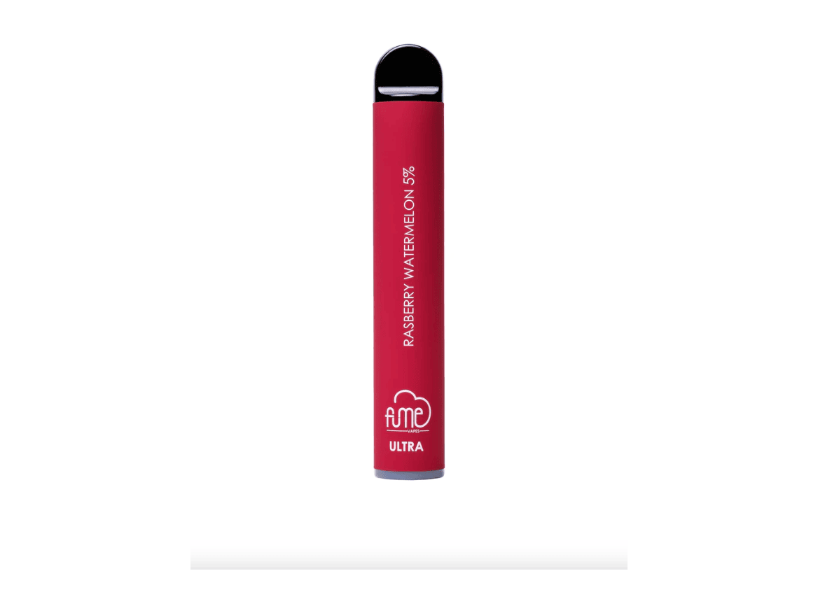 Fume Ultra Raspberry Watermelon flavored disposable vape device.