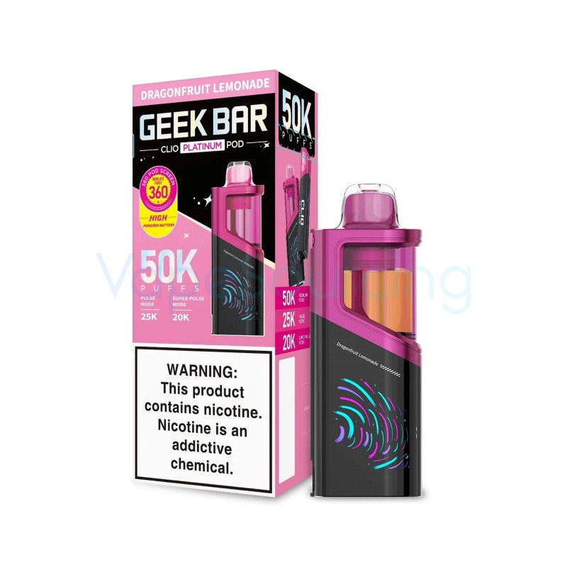 Dragonfruit Lemonade - Geek Bar Clio 50k Disposable Pod