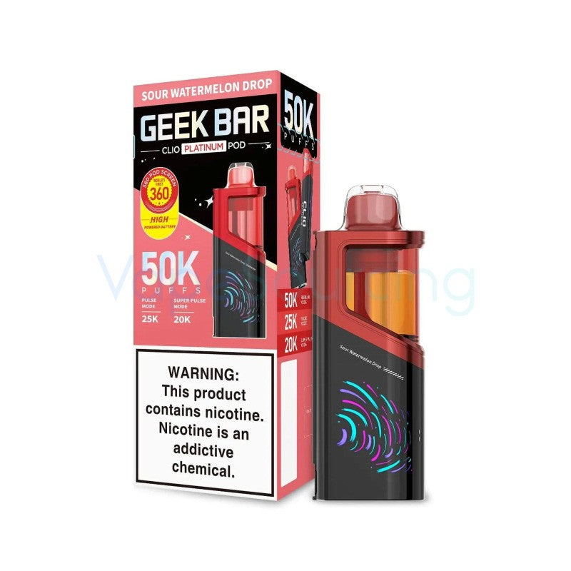 Sour Watermelon Drop - Geek Bar Clio 50k Disposable Pod