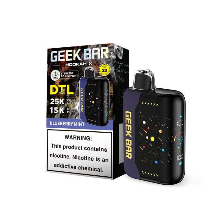 Blueberry Mint - Geek Bar Hookah 25k Disposable