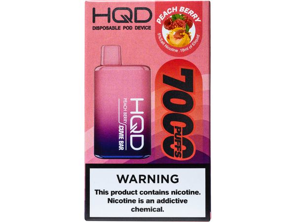 Hqd Cuvie Disposable Vape Peach Berry 