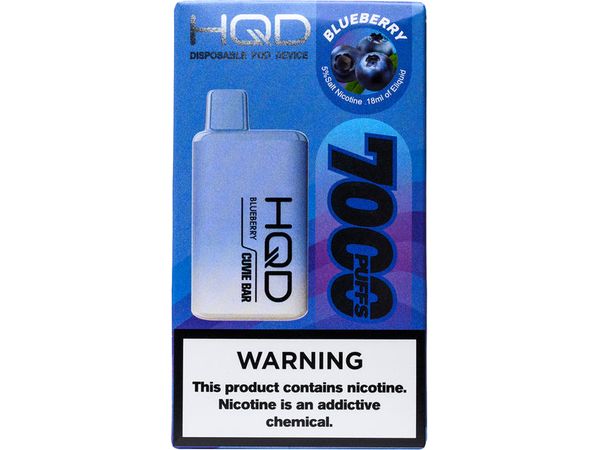 Hqd Cuvie Bar Disposable Vape Packaging Blueberry