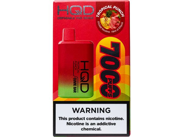 Hqd Cuvie Bar Disposable Packaging 