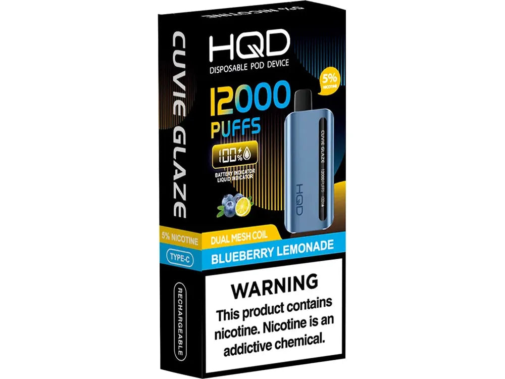 Hqd Cuvie Glaze Disposable vape 12000 - Blueberry Lemonade 