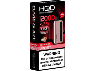 Hqd Cuvie Glaze Disposable Vape - Lush Ice 