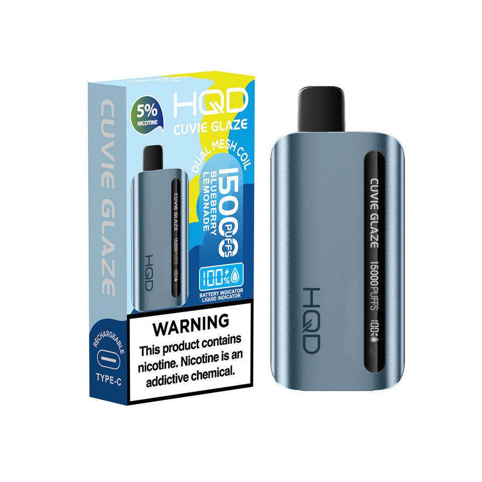 Hqd Cuvie Glaze Disposable vape 12000 - Blueberry Lemonade 