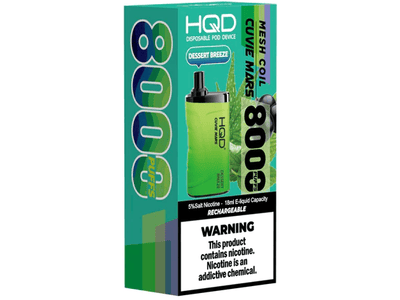 HQD Cuvie Mars disposable vape Dessert Brezze flavored vape