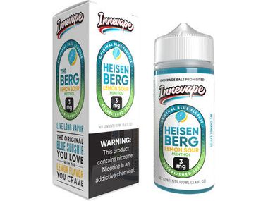 Innevape E-Liquid - Heisenberg Lemon Sour Menthol 100ML Bottle 