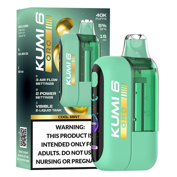 Cool Mint - Kumi 6 Oro 40k Disposable
