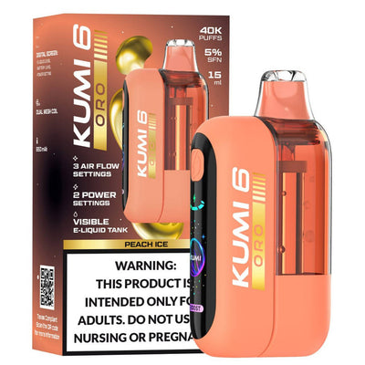 Peach Ice - Kumi 6 Oro 40k Disposable