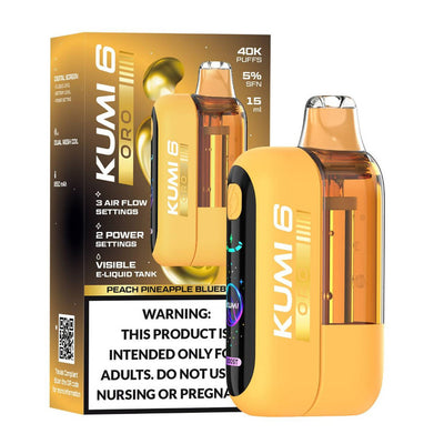 Peach Pineapple Blueberry - Kumi 6 Oro 40k Disposable