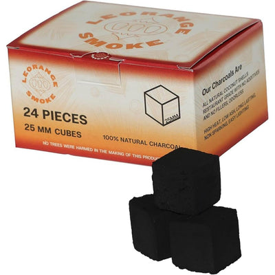 LeOrange Hookah Charcoal 24 Pieces