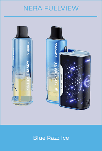 Blue Razz Ice - Lost Mary Nera Fullview Disposable Kit