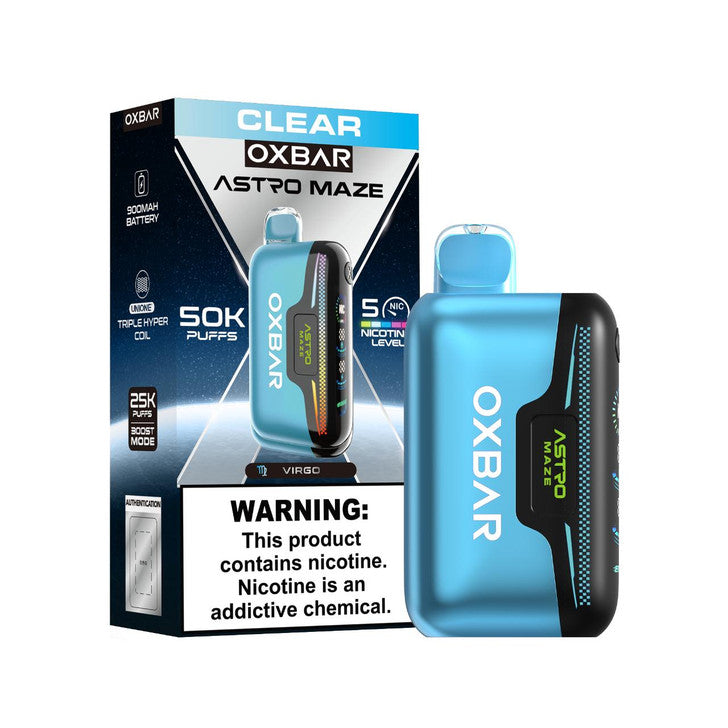 Clear - Oxbar Astro Maze 50K Disposable