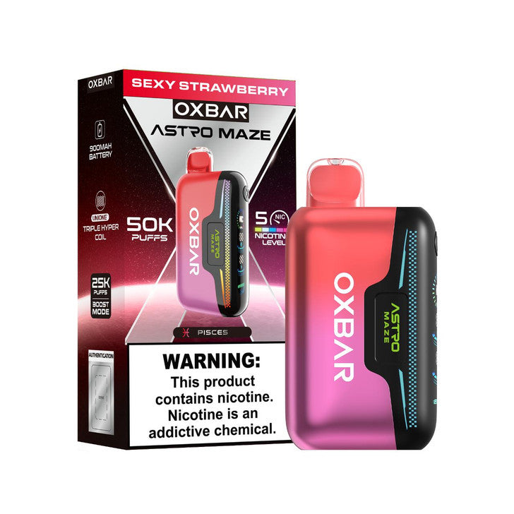Sexy Strawberry - Oxbar Astro Maze 50K Disposable