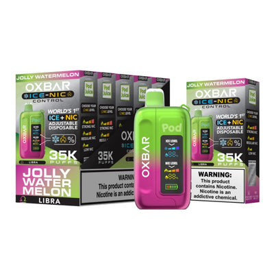 Jolly Watermelon - Oxbar Ice-Nic Control 35K Disposable