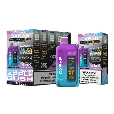 Watermelon Apple Gush - Oxbar Ice-Nic Control 35K Disposable