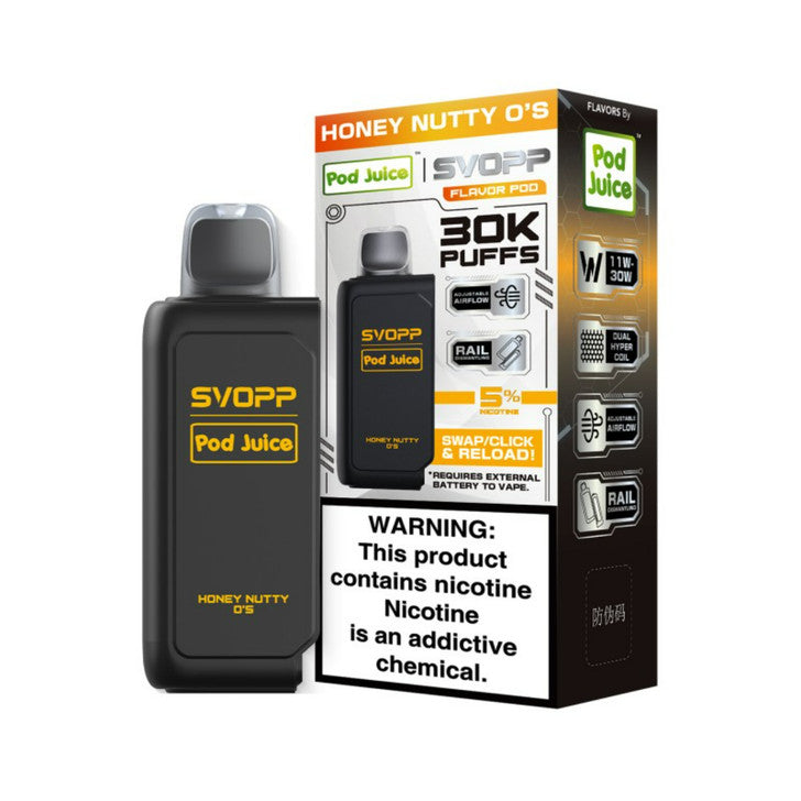 Honey Nutty O'S - Oxbar X Pod Juice Svopp 30k Disposable Pod