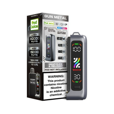 Gunmetal - Oxbar X Pod Juice Svopp Battery