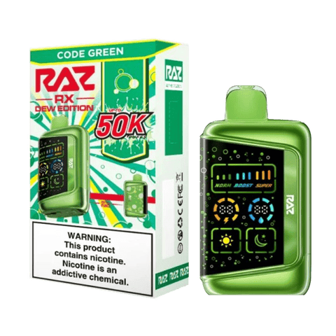 Code Green - Raz RX 50K Disposable Vape