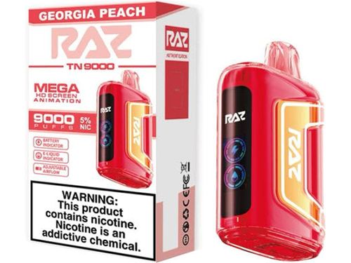 Raz TN9000 Disposable Vape - Georgia Peach 