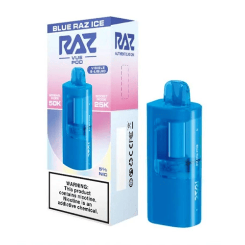 Blue Raz Ice - Raz Vue 50K Disposable POD