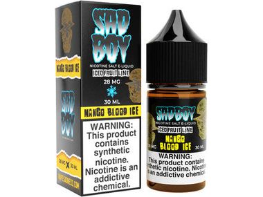 Sad Boy E-Liquid - Mango Blood Ice Salts 30ML Bottle 