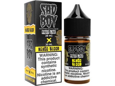 Sadboy E-Liquid - Mango Blood Salts 30ML Bottle 