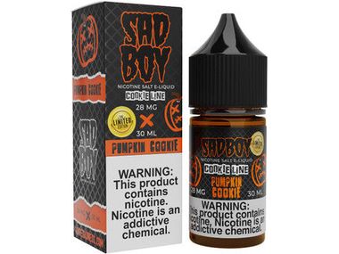 Sad Boy E-Liquid - Pumpkin Cookie Salts 30ML Bottle 