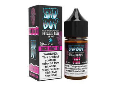 Sadboy E-Liquid - Punch Berry Ice Salts 30ML Bottle 