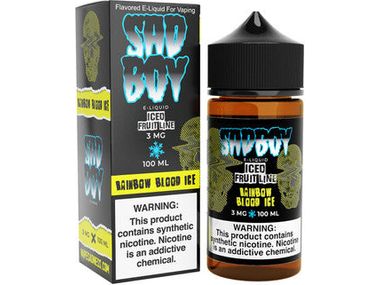 Sad Boy E-Liquid - Rainbow Blood Ice 100ML Bottle 