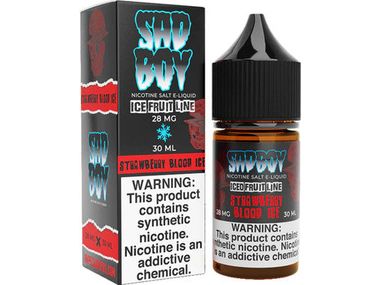 Sadboy E-Liquid Strawberry Blood Ice Salts 30ML Bottle 