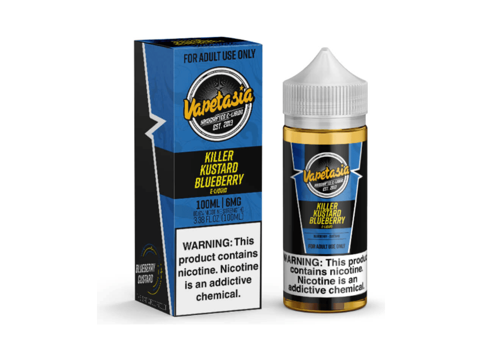 Vapetasia E-Liquid - Killer Kustard Blueberry 100ML Bottle 