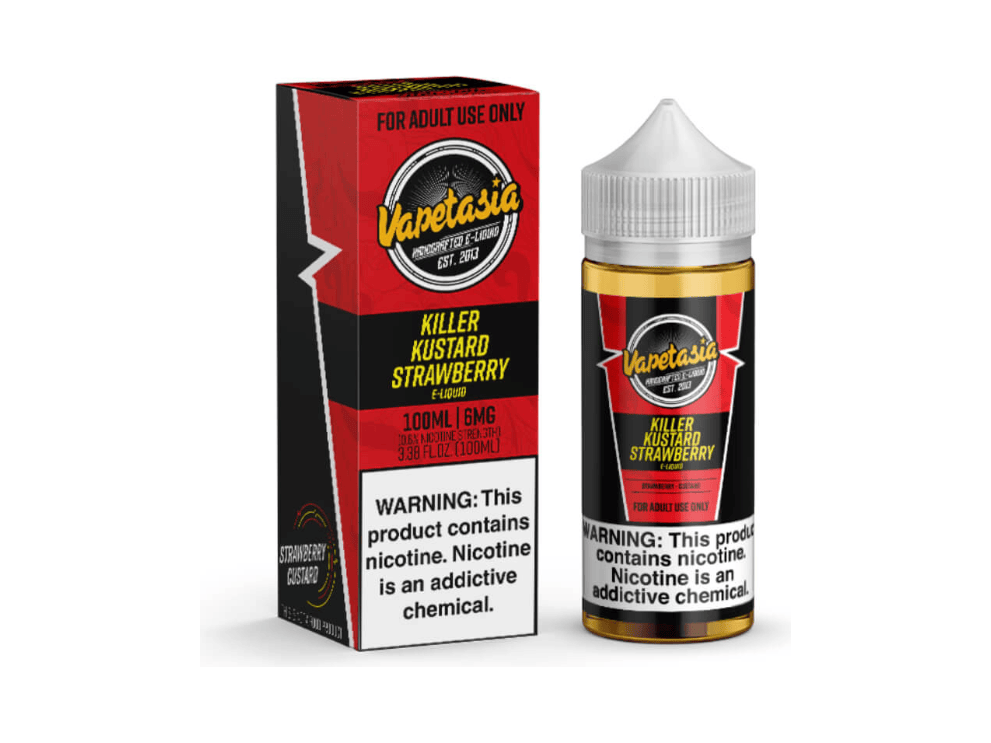 Vapetasia E-Liquid - Killer Kustard Strawberry 100ML Bottle 