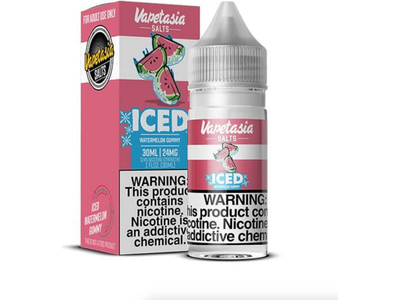 Vapetasia E-Liquid - Iced Watermelon Gummy Salts 30ML Bottle 