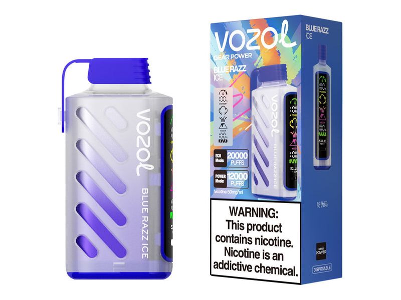 Blue Razz Ice - Vozol Gear Power 20k