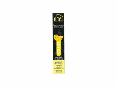 Fume Banana ICE size Extra disposable vape device box