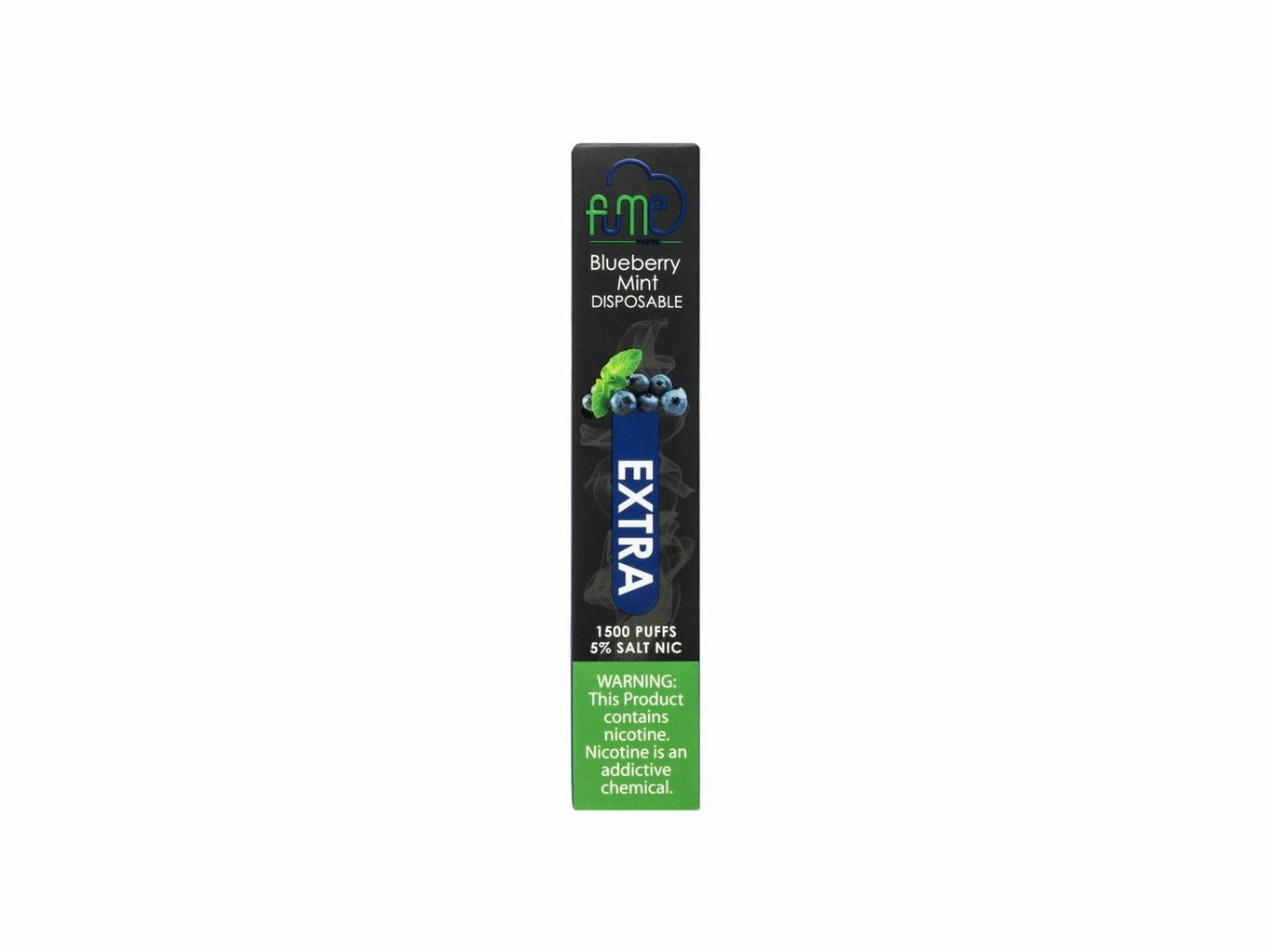 Fume Blueberry Mint size Extra disposable vape device box