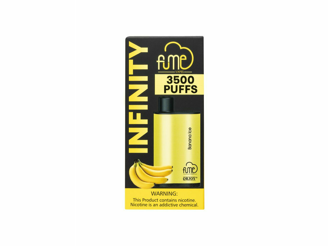 Fume Banana ICE size Infinity disposable vape device box