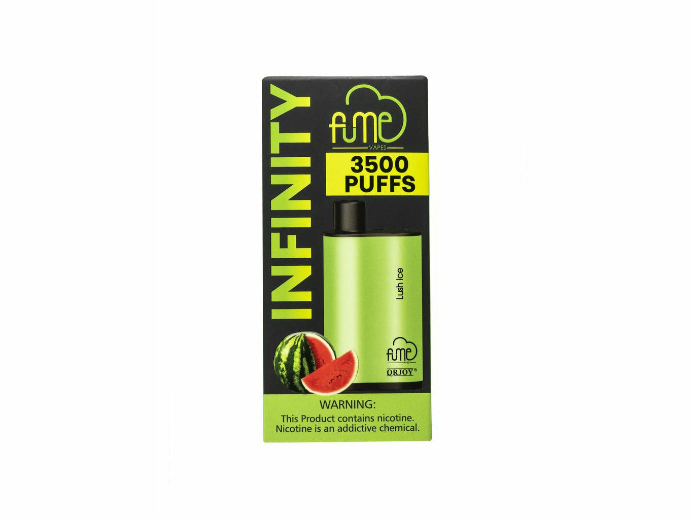 Fume Lush ICE size Infinity disposable vape device box